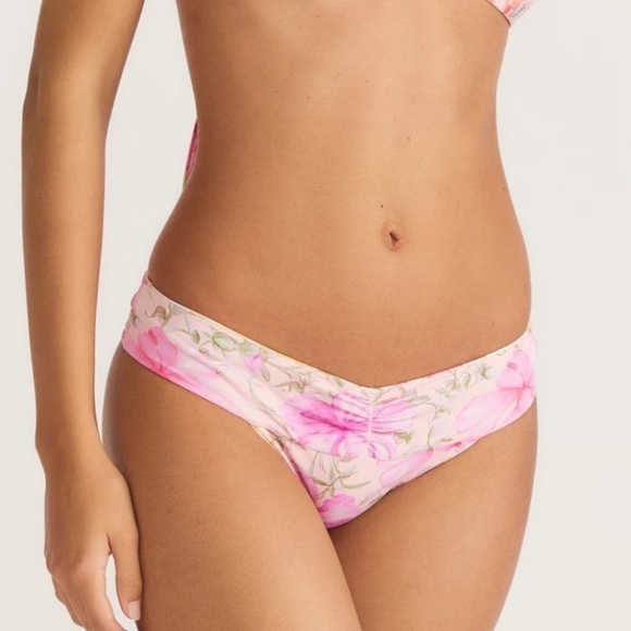 LOVESHACKFANCY X HURLEY CHEEKY BIKINI BOTTOM - Picture 1 of 12